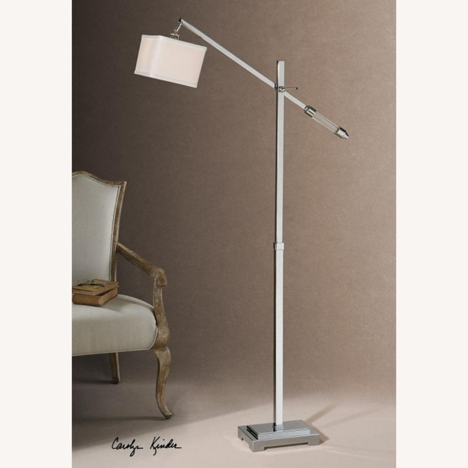 Uttermost Natural Stainless Steel Floor Lamp - image-4