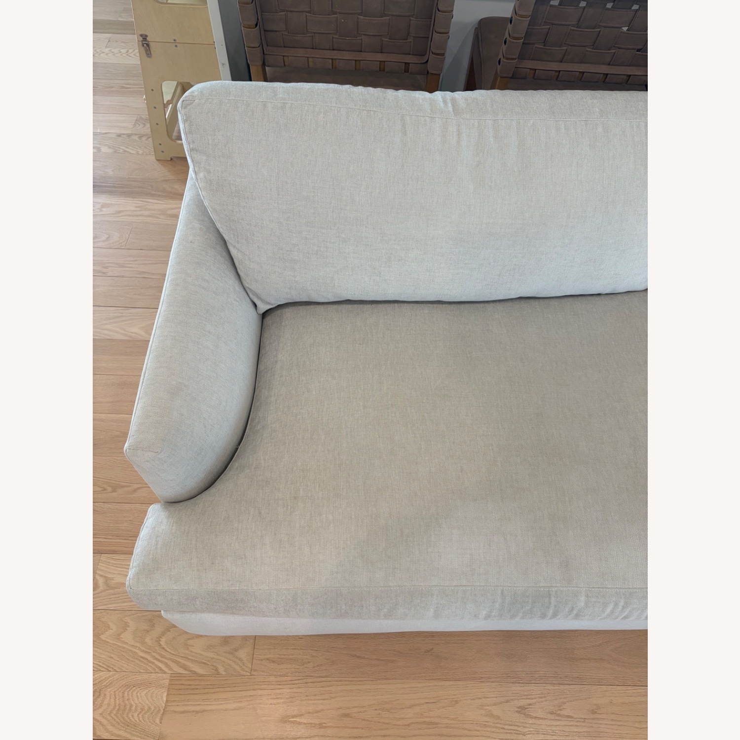 West Elm Haven Light Gray Fabric Sleeper Sofa - image-3