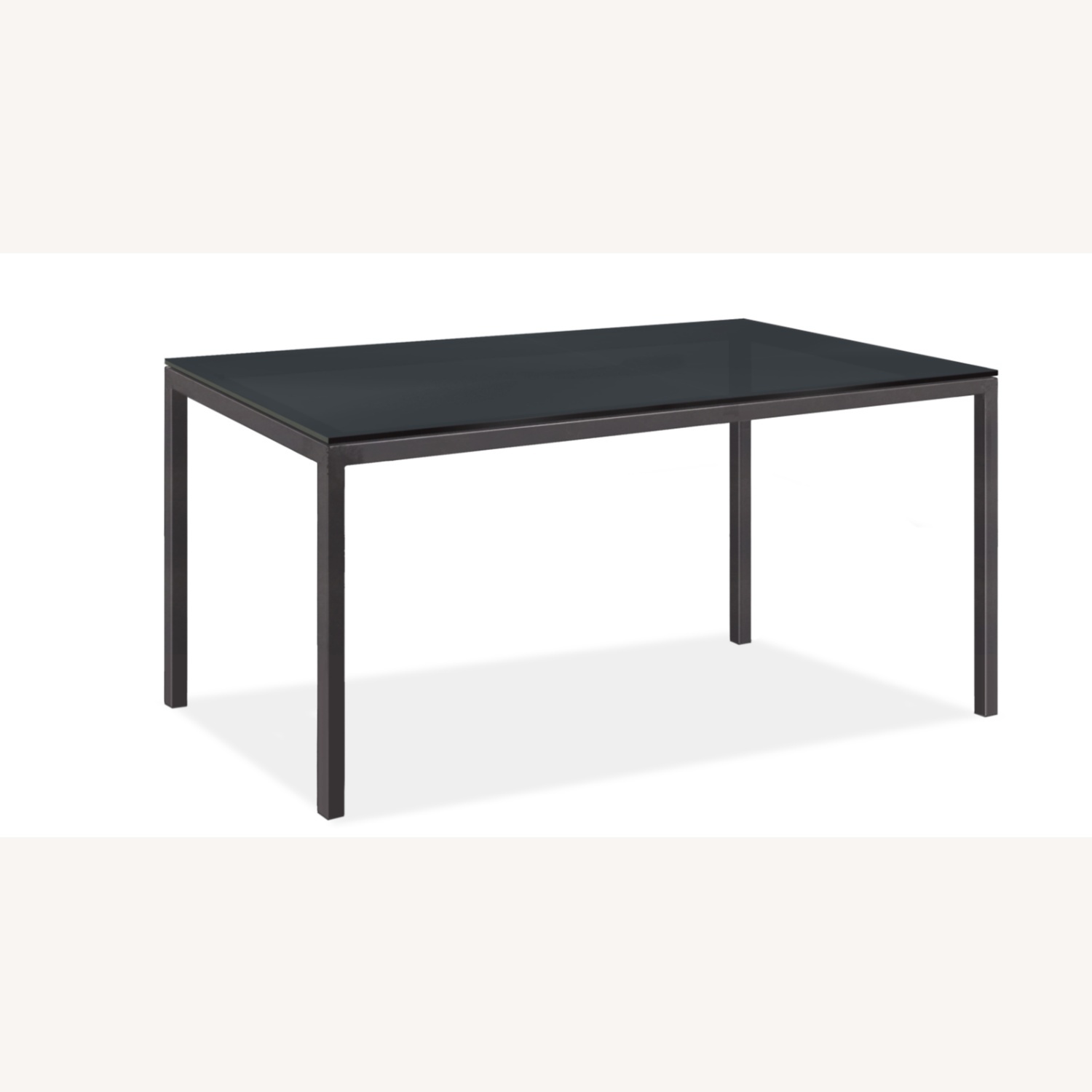 Room & Board Parsons Black Glass Dining Table - image-4