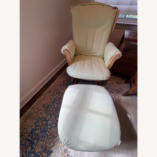 Used Bellini Furniture Natural Fabric Nursing Chair for sale on AptDeco
