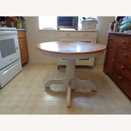 Used Wood Dining Set for sale on AptDeco