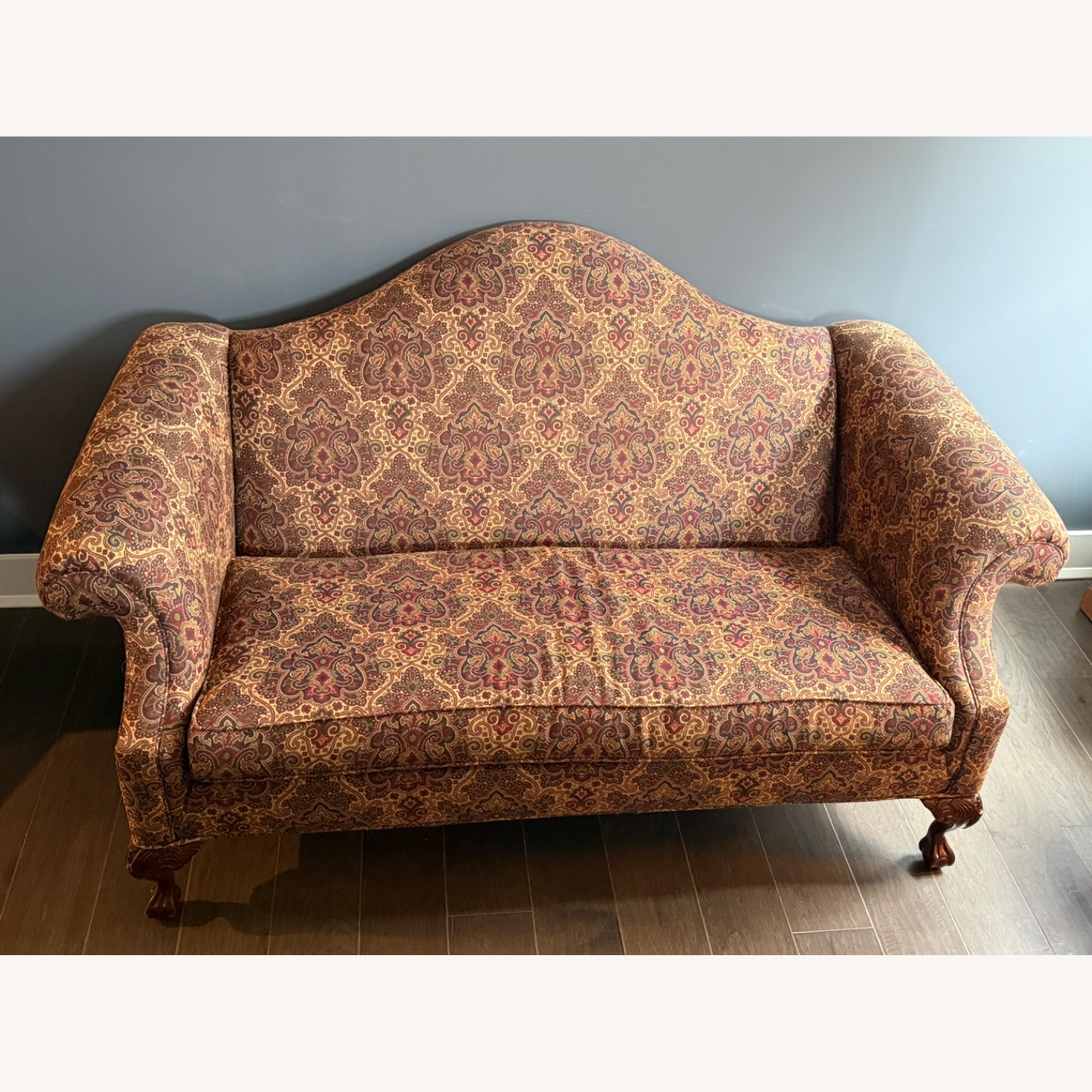 Ethan Allen Fabric Loveseat - image-1