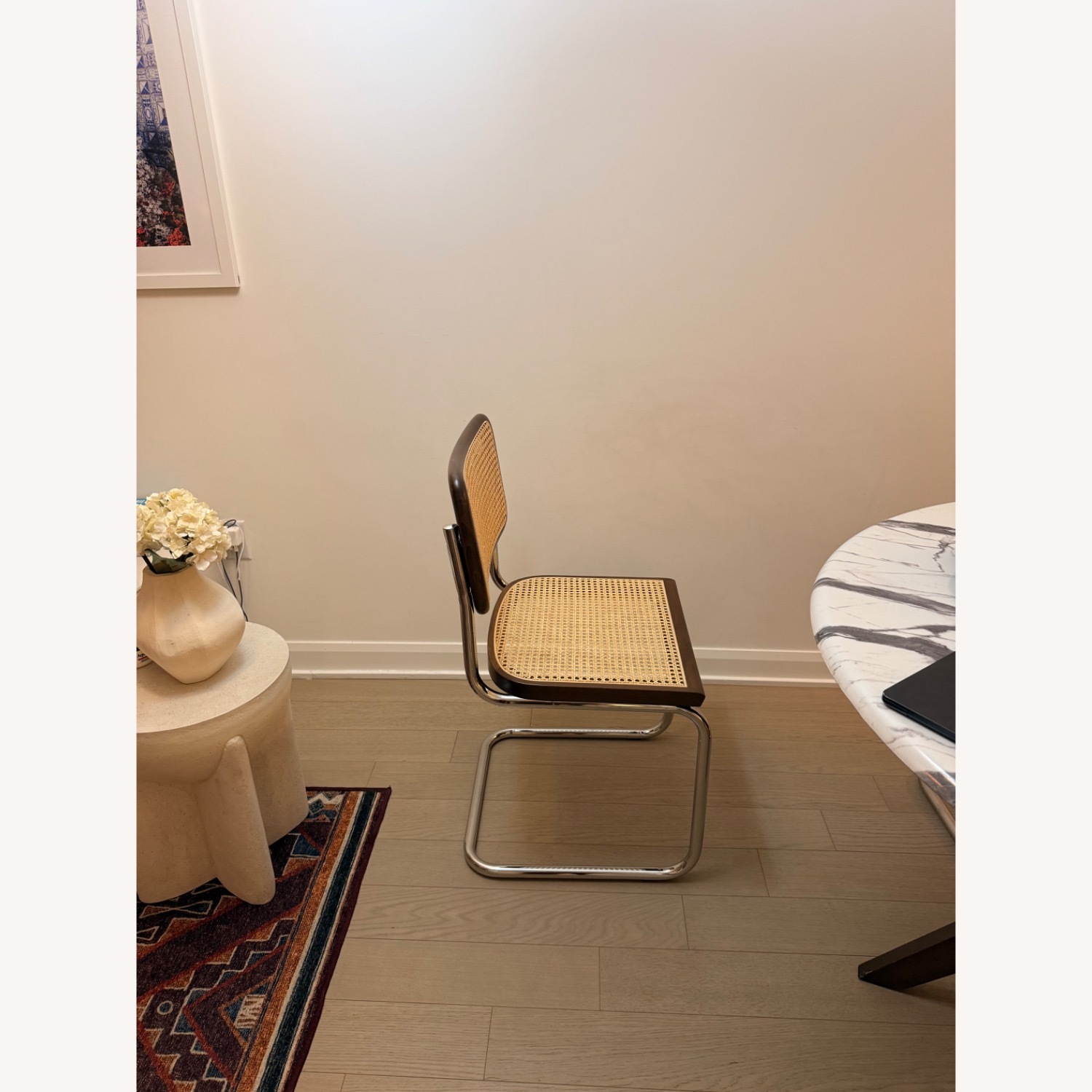 Vintage/Antique Light Brown Dining Chairs - image-1