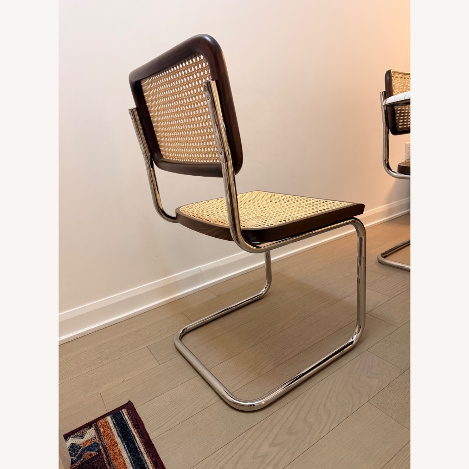 Vintage/Antique Light Brown Dining Chairs - image-3