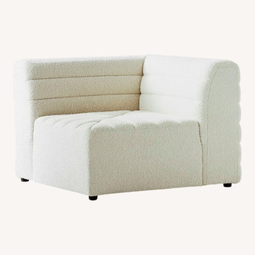 Used CB2 Strato Boucle Armless Chairs for sale on AptDeco