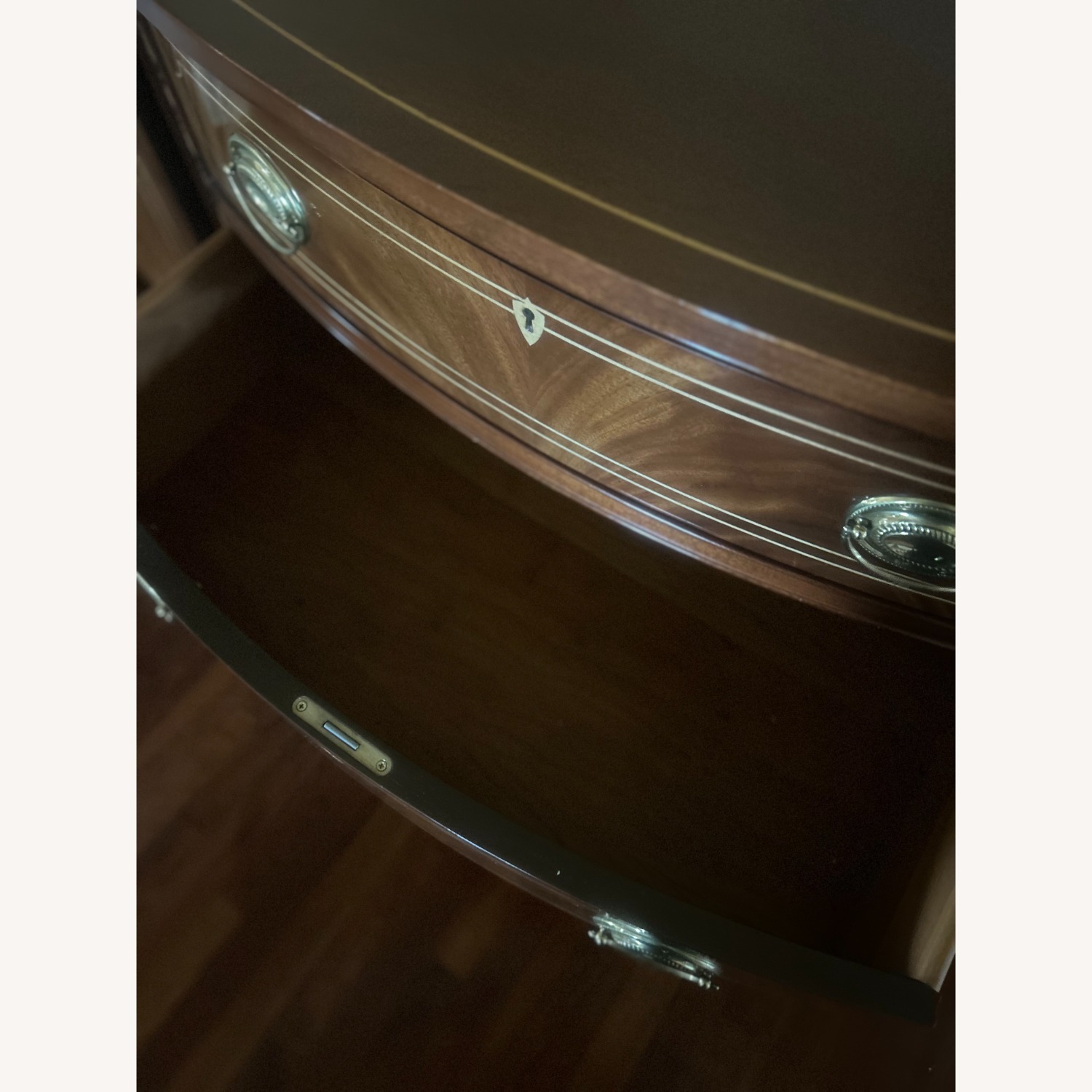 Stickley Inlaid Mahogany Sideboard W Gallery - image-3