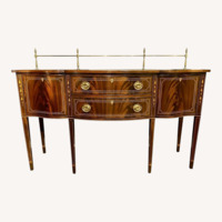 Stickley Inlaid Mahogany Sideboard W Gallery