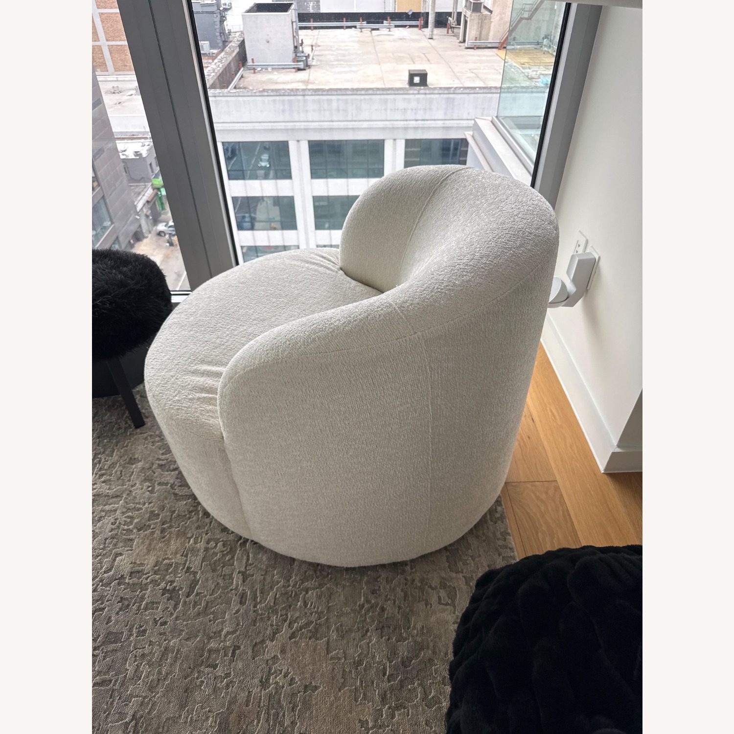 Bernhardt Design Natural Fabric Accent Chair - image-4