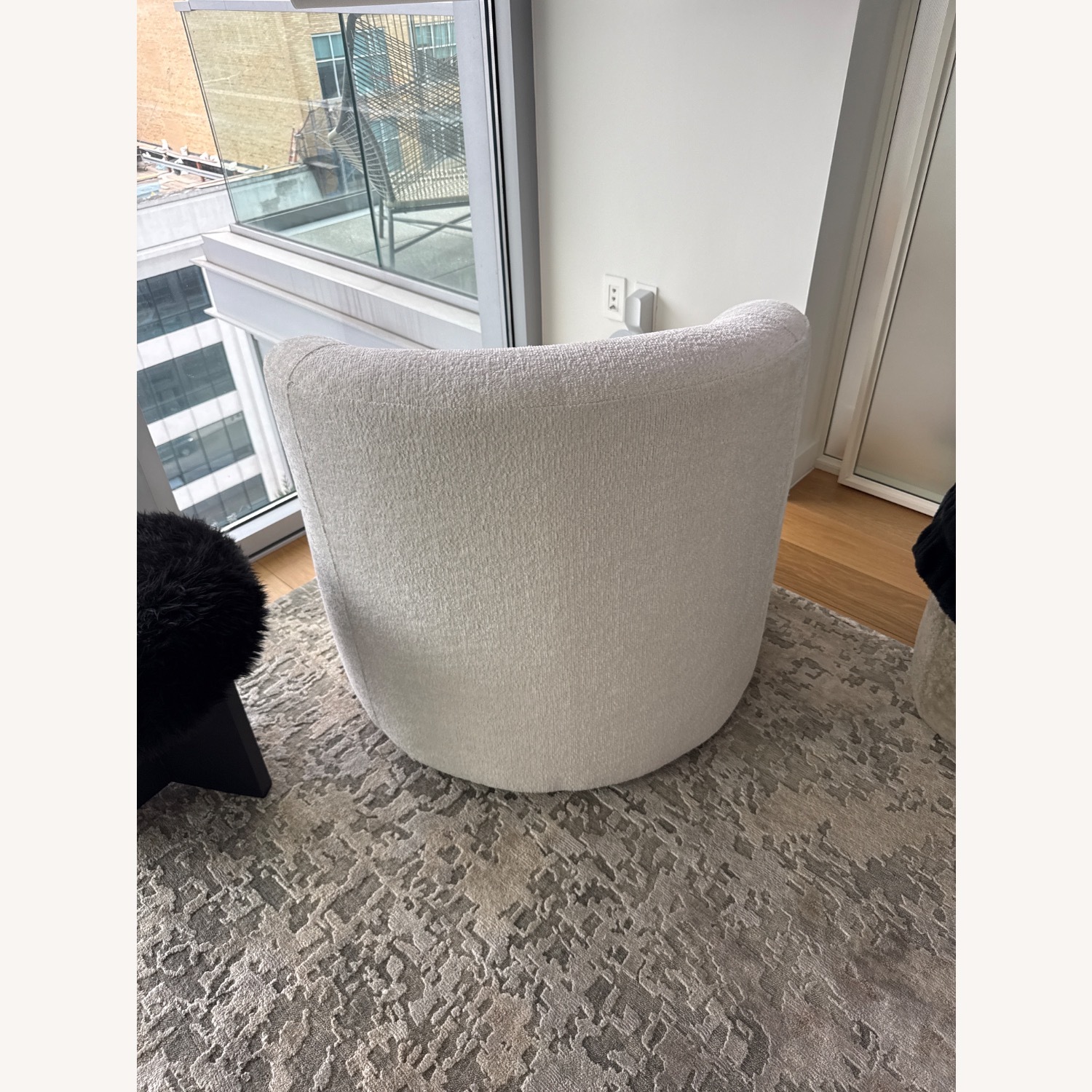 Bernhardt Design Natural Fabric Accent Chair - image-6