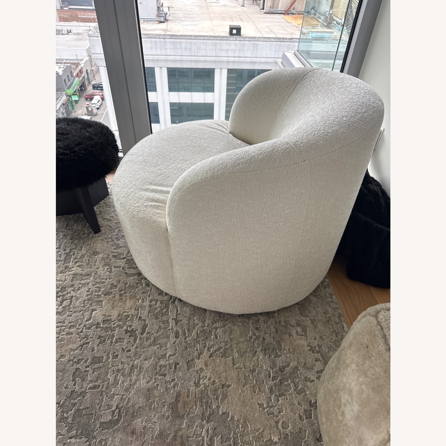 Bernhardt Design Natural Fabric Accent Chair - image-3