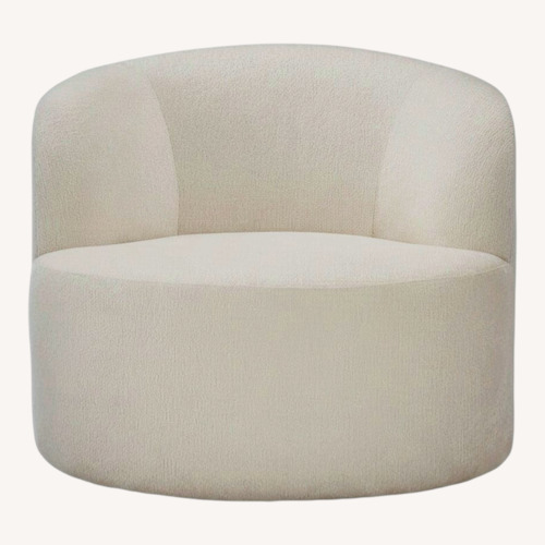 Used Bernhardt Design Natural Fabric Accent Chair for sale on AptDeco