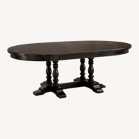 Pottery Barn Hayden Dark Brown Wood Dining Table