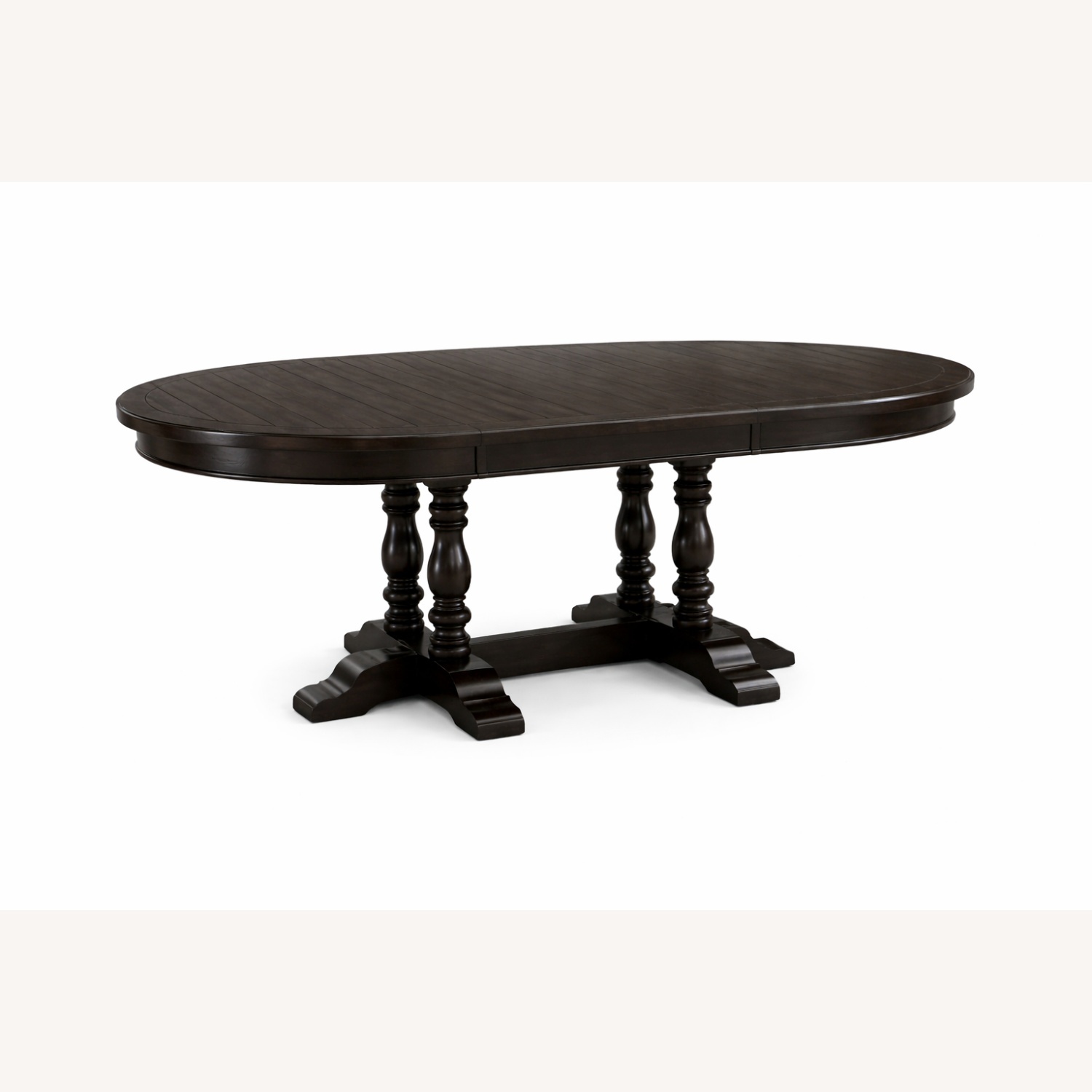 Pottery Barn Hayden Dark Brown Wood Dining Table - image-6