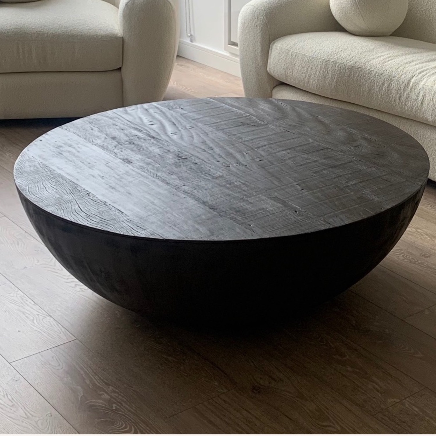 Restoration Hardware Sphere Round Coffee Table - image-3