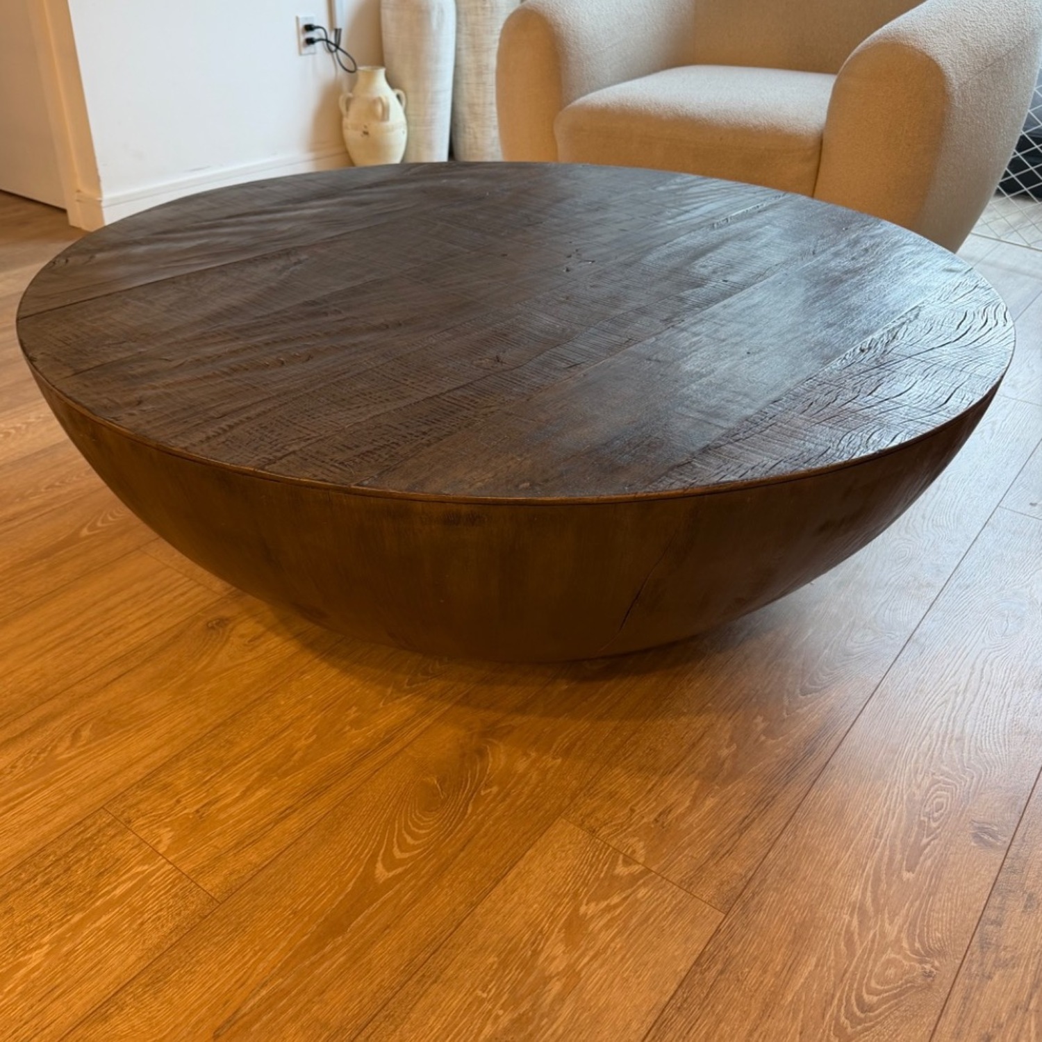 Restoration Hardware Sphere Round Coffee Table - image-4
