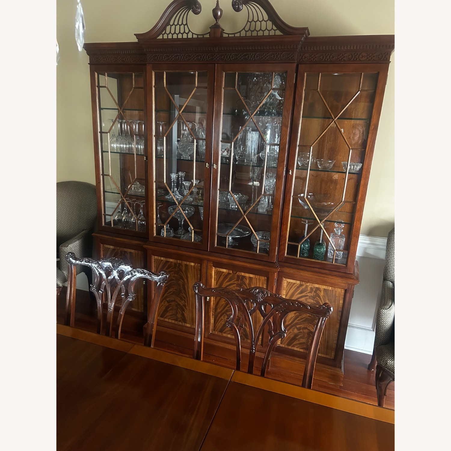 Stickley Inlaid Mahogany China Cabinet  - image-5