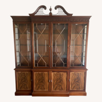 Stickley Inlaid Mahogany China Cabinet 