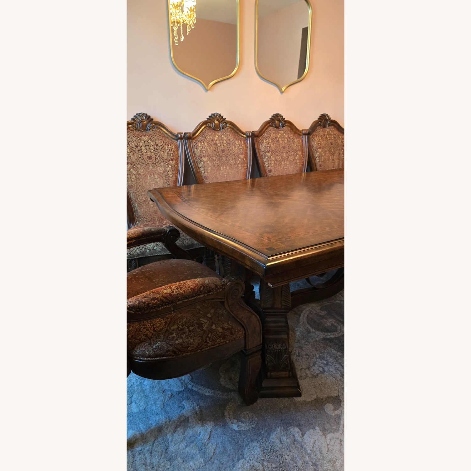 Alco Furniture Dark Brown Wood Dining Sets - image-2