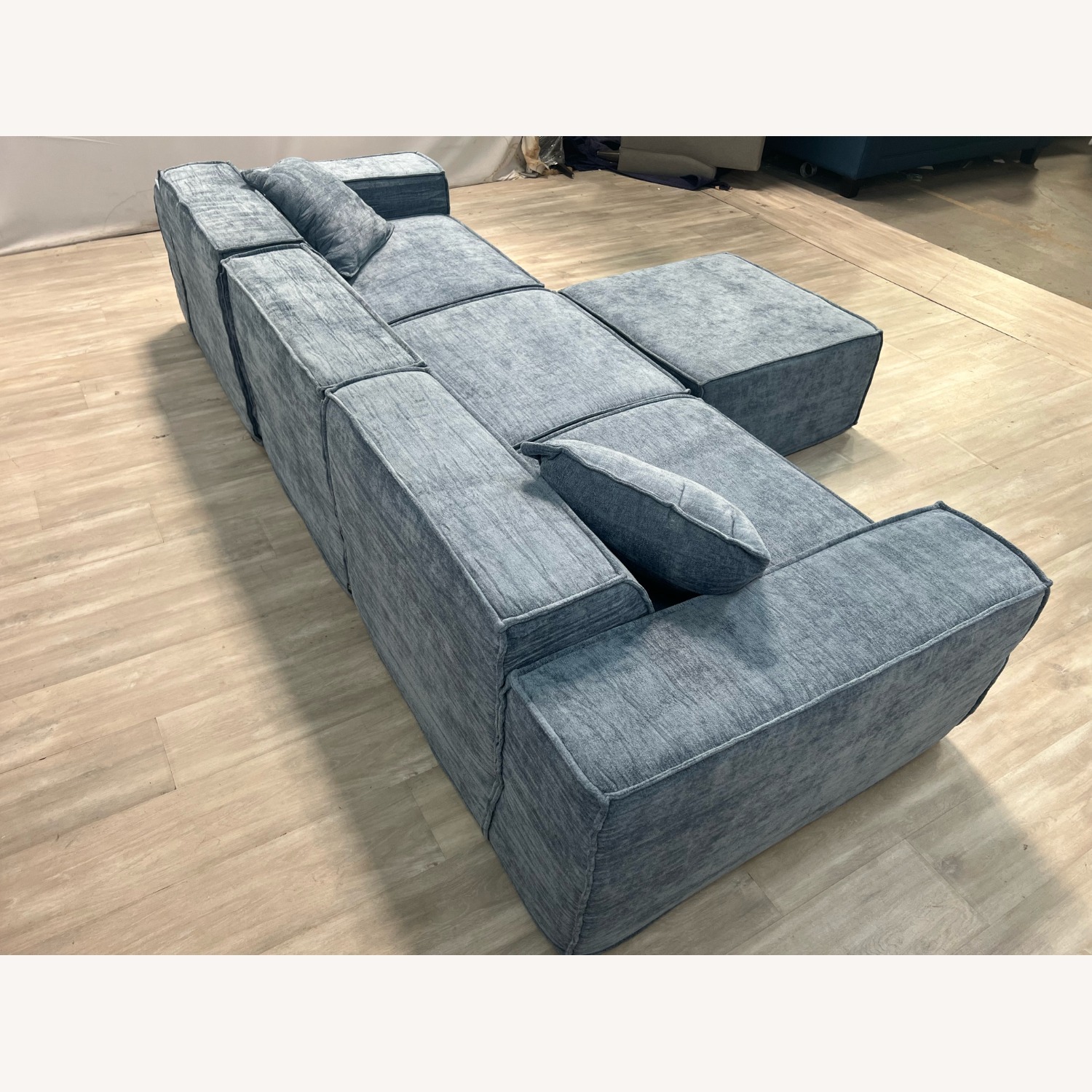 Rove Lab M1 Sofa Sectional and Ottoman - Blue - image-8