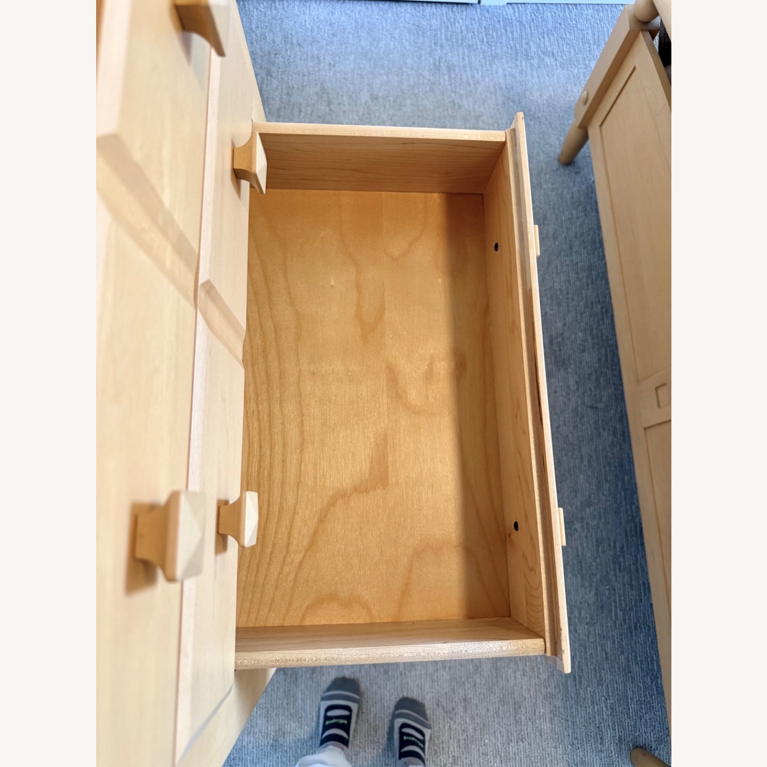 Ethan Allen Light Brown Wood Dresser - image-7