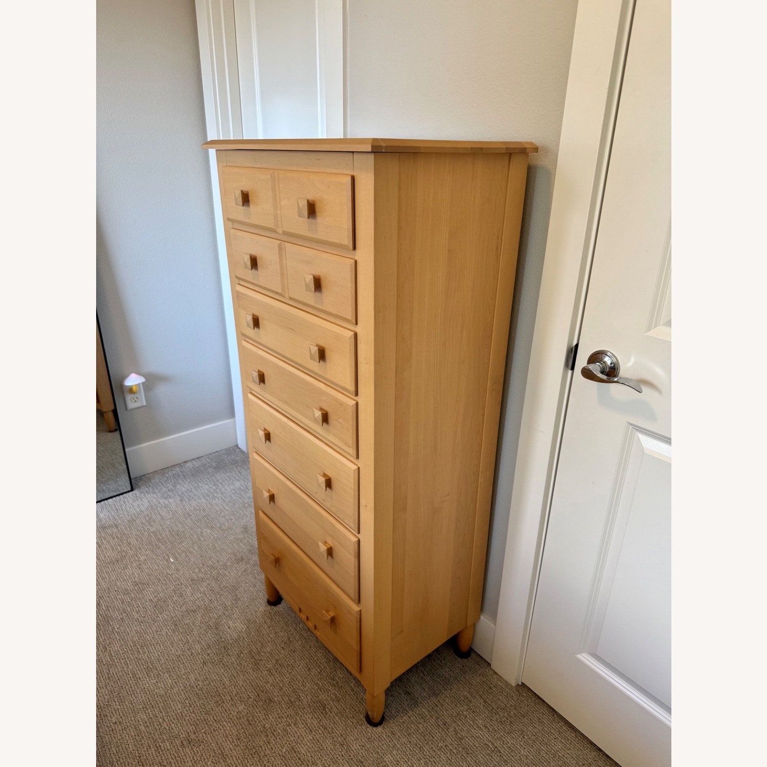 Ethan Allen Light Brown Wood Dresser - image-2