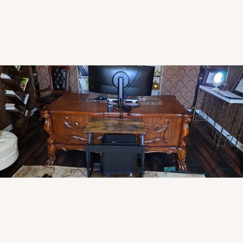 Used ACME Dresden Executive Desk & Chair for sale on AptDeco