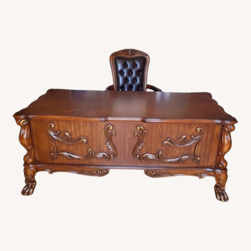 Used ACME Dresden Executive Desk & Chair for sale on AptDeco