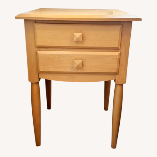 Used Ethan Allen Light Brown Wood Nightstands for sale on AptDeco