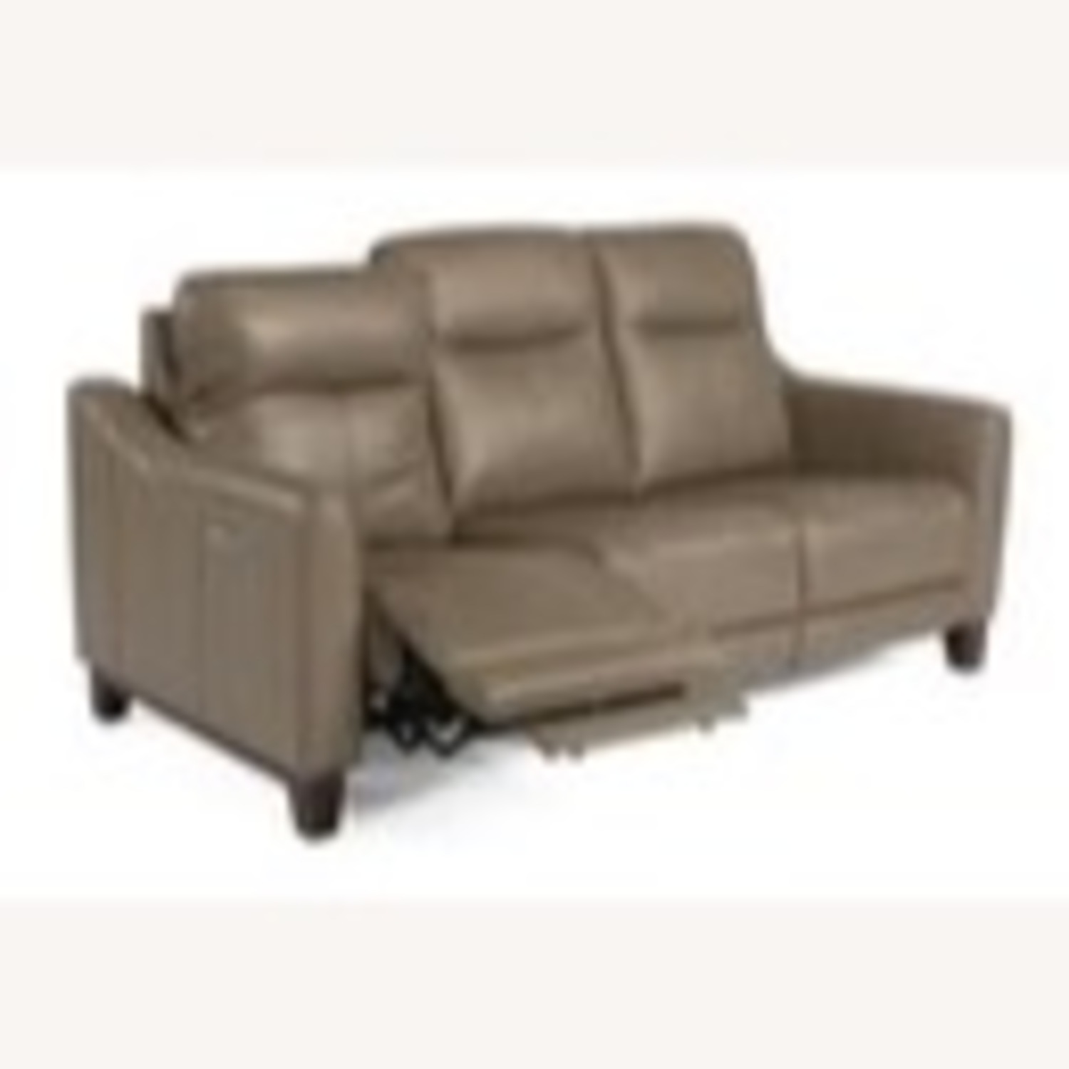 Flexsteel Latitudes Light Brown Leather Power Sofa - image-6