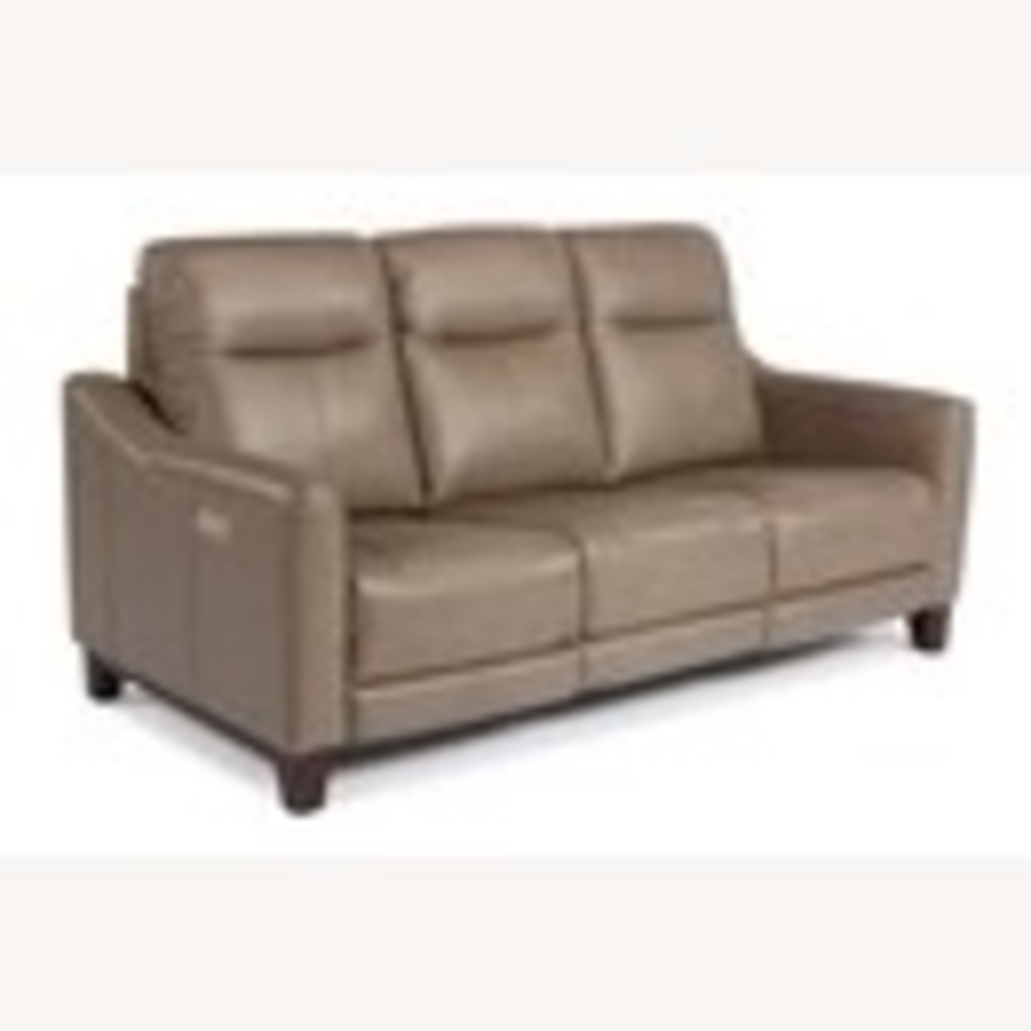 Flexsteel Latitudes Light Brown Leather Power Sofa - image-2