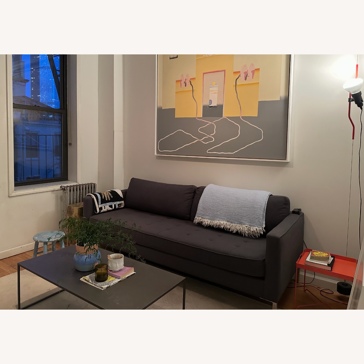 Blu Dot Dark Gray Fabric 3+ Seater Sofa - image-2