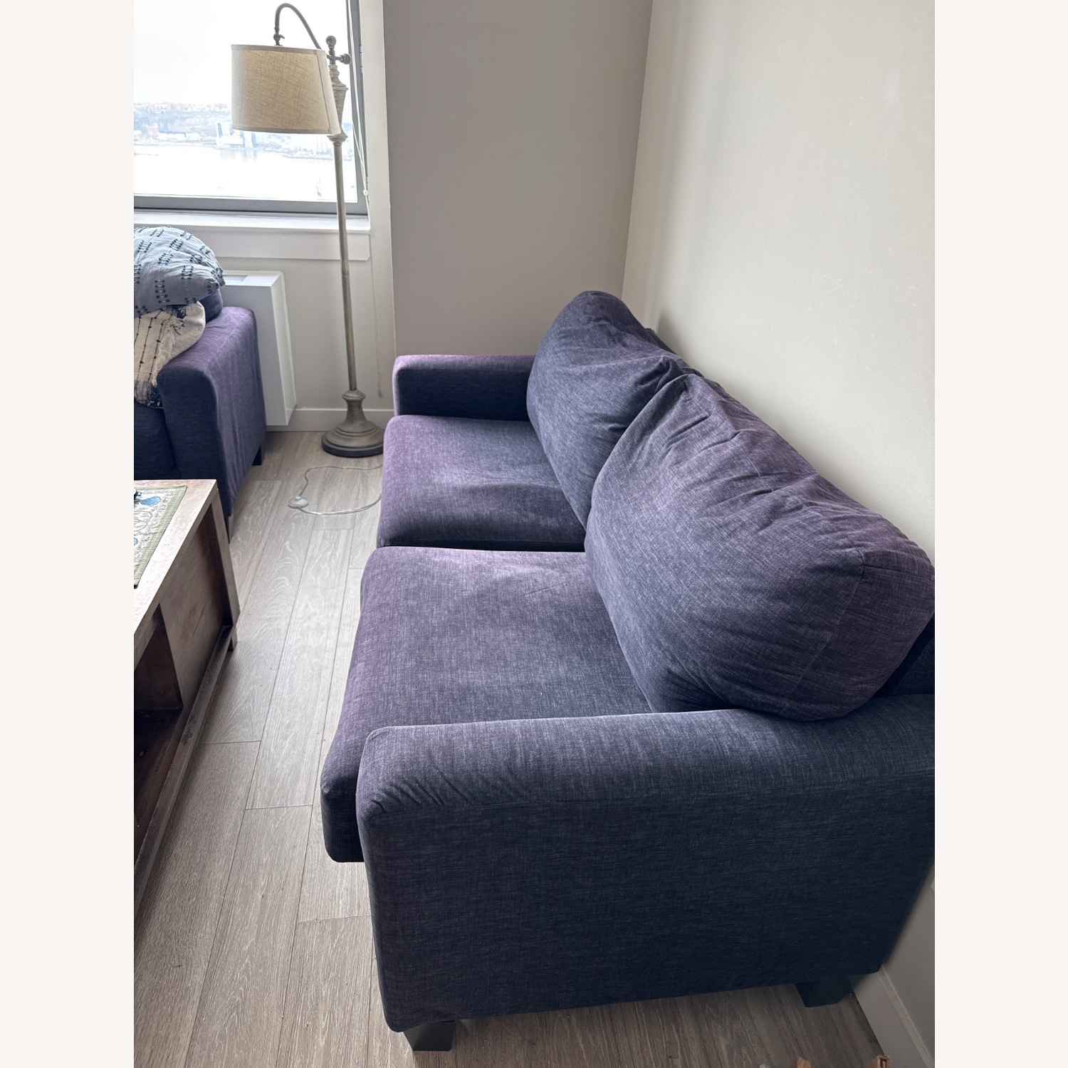 Ashley Furniture Blue 3+ Seater Sofa - image-2