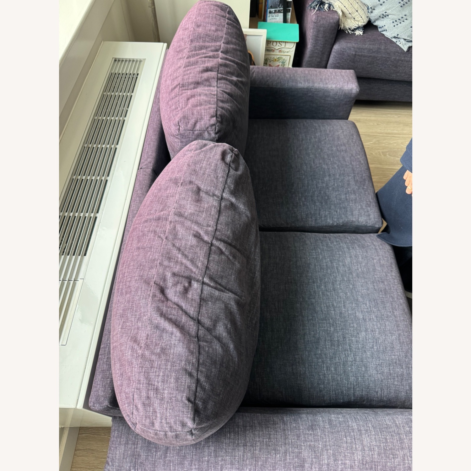 Ashley Furniture Blue Loveseat - image-3