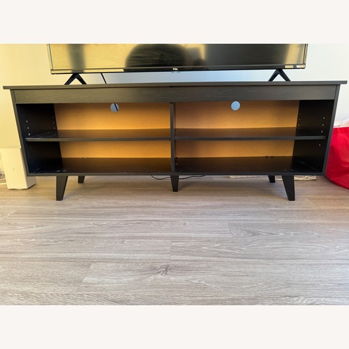 Used Black Wood Media Storage for sale on AptDeco