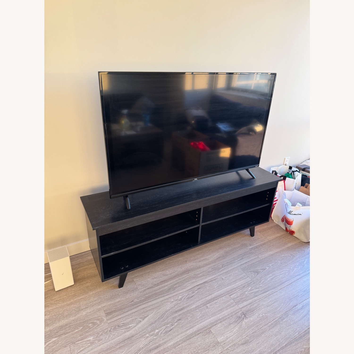 Black Wood Media Storage - image-2