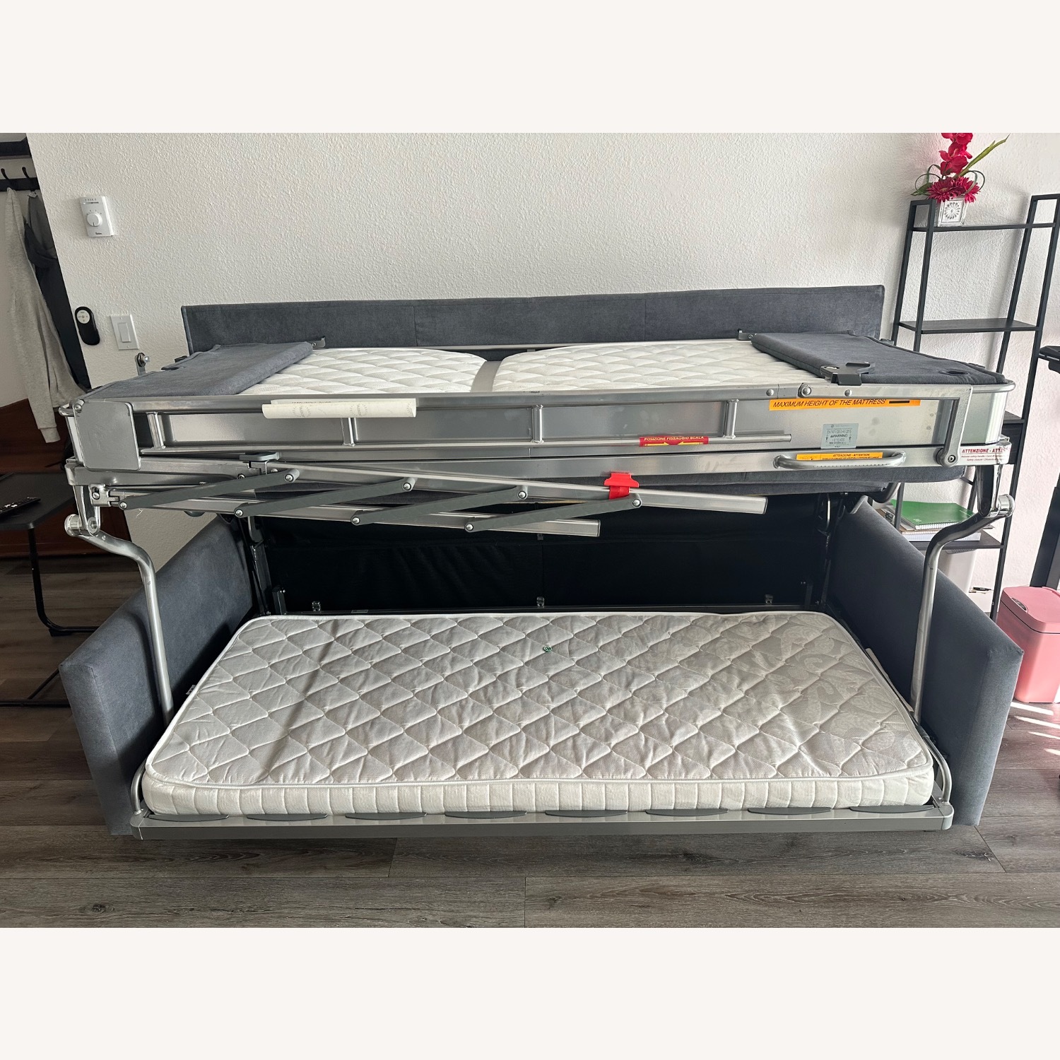 Elevate Blue Sleeper Bunk Bed Sofa - image-12