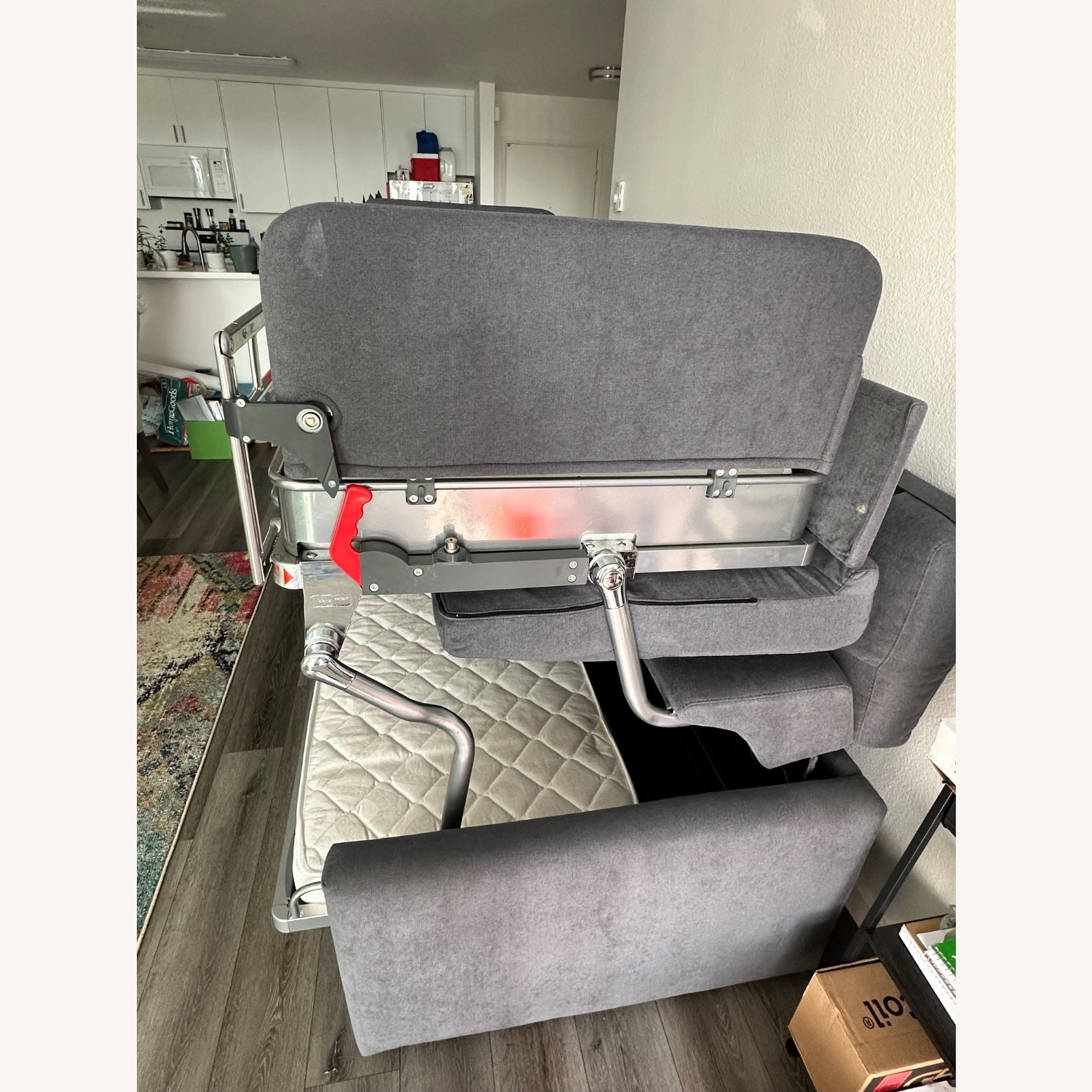 Elevate Blue Sleeper Bunk Bed Sofa - image-5