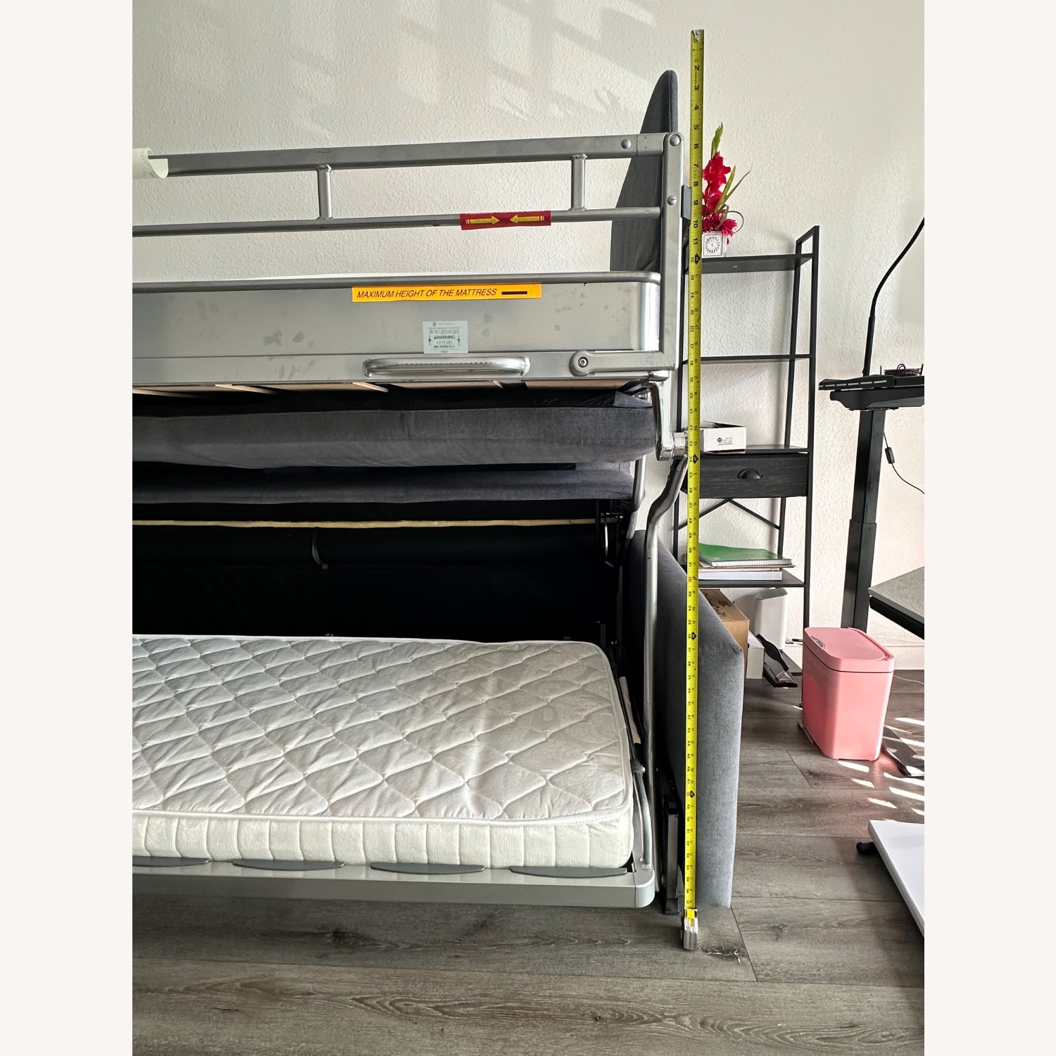 Elevate Blue Sleeper Bunk Bed Sofa - image-6