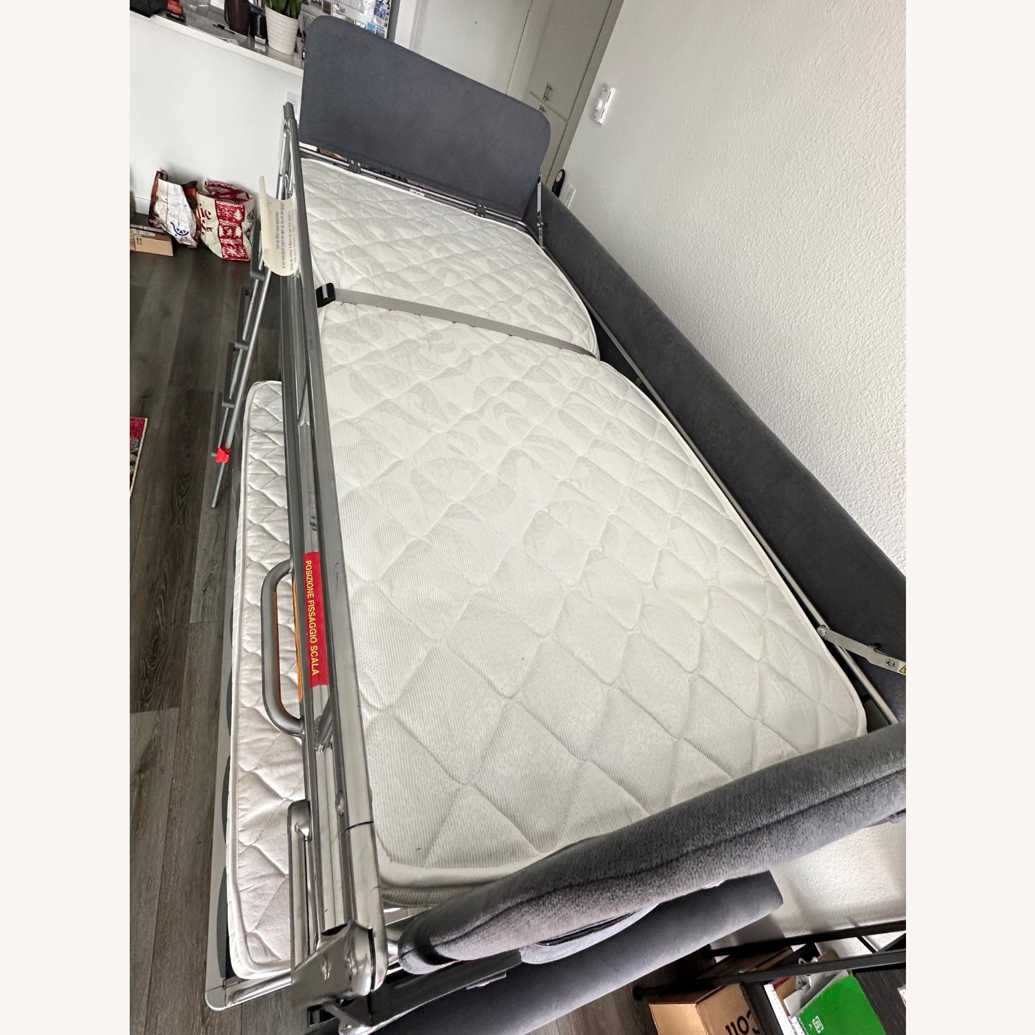 Elevate Blue Sleeper Bunk Bed Sofa - image-11