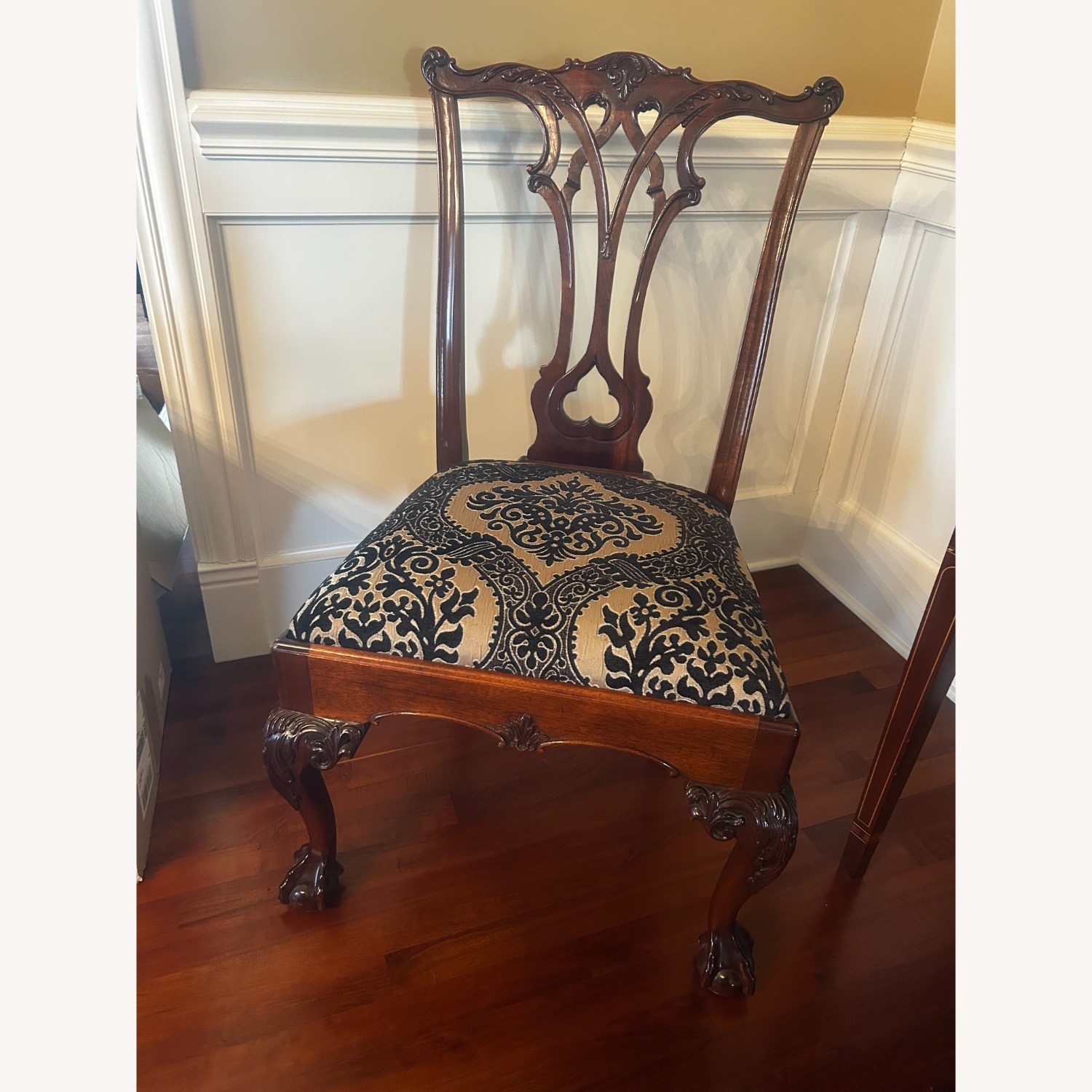 Stickley Mahogany Chippendale Dining Chairs - image-4