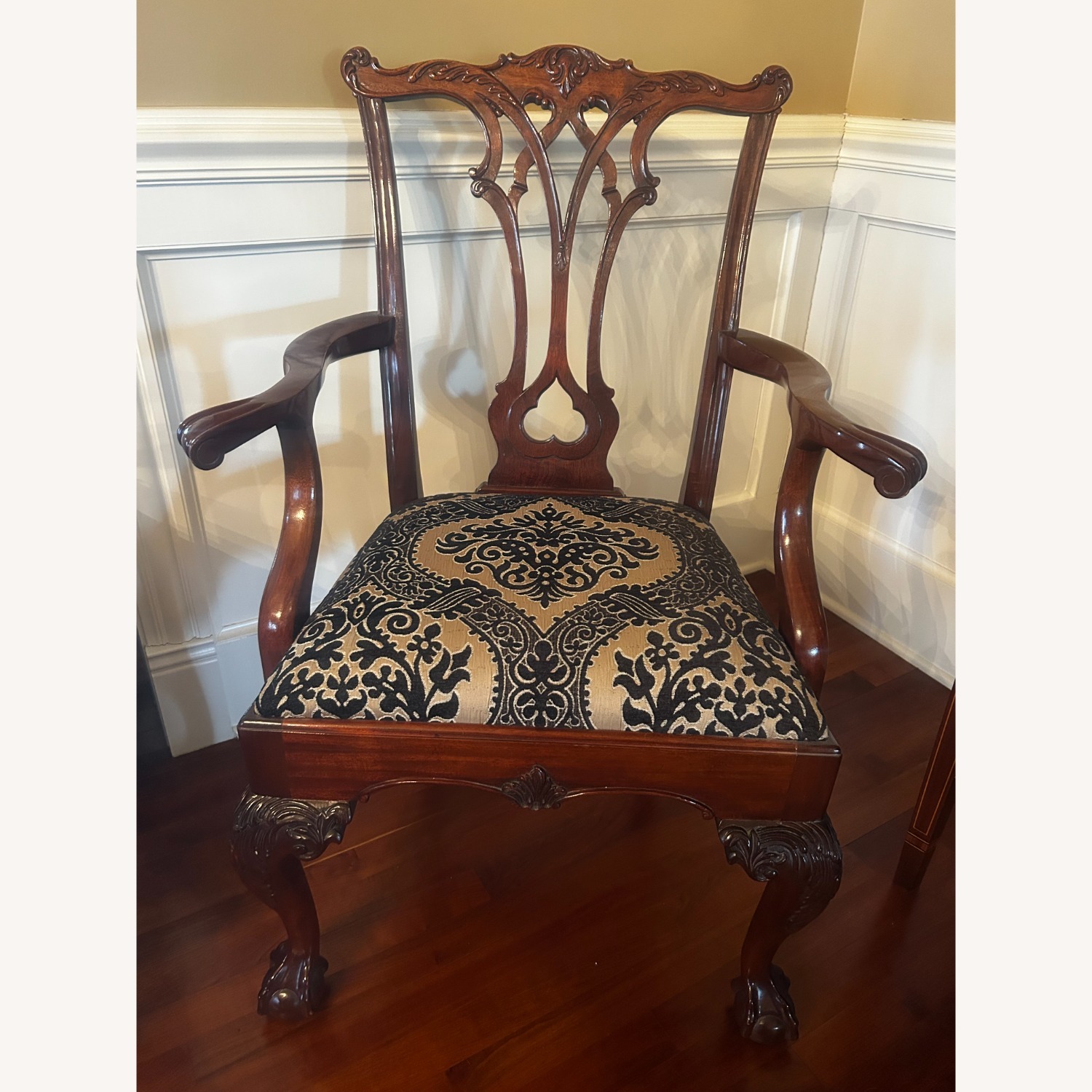 Stickley Mahogany Chippendale Dining Chairs - image-3