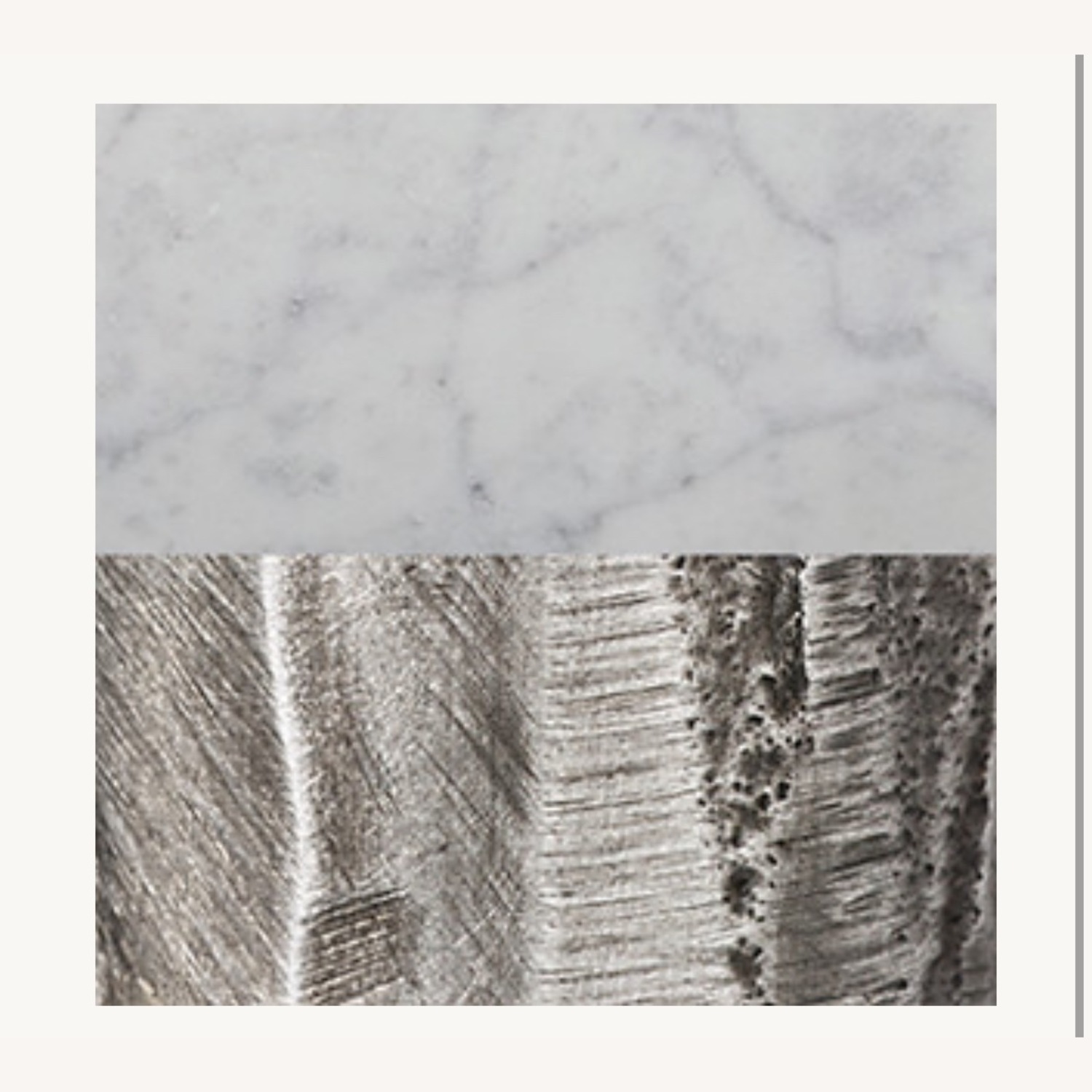 Restoration Hardware Thaddeus White Marble Desk - image-4