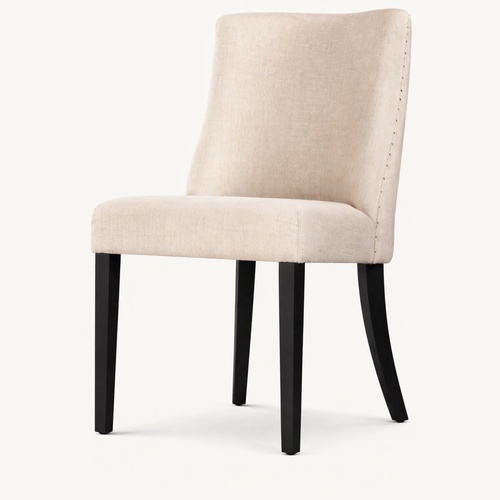 Used Restoration Hardware 1940s French Barrelback Fabric Dining Side Chair for sale on AptDeco