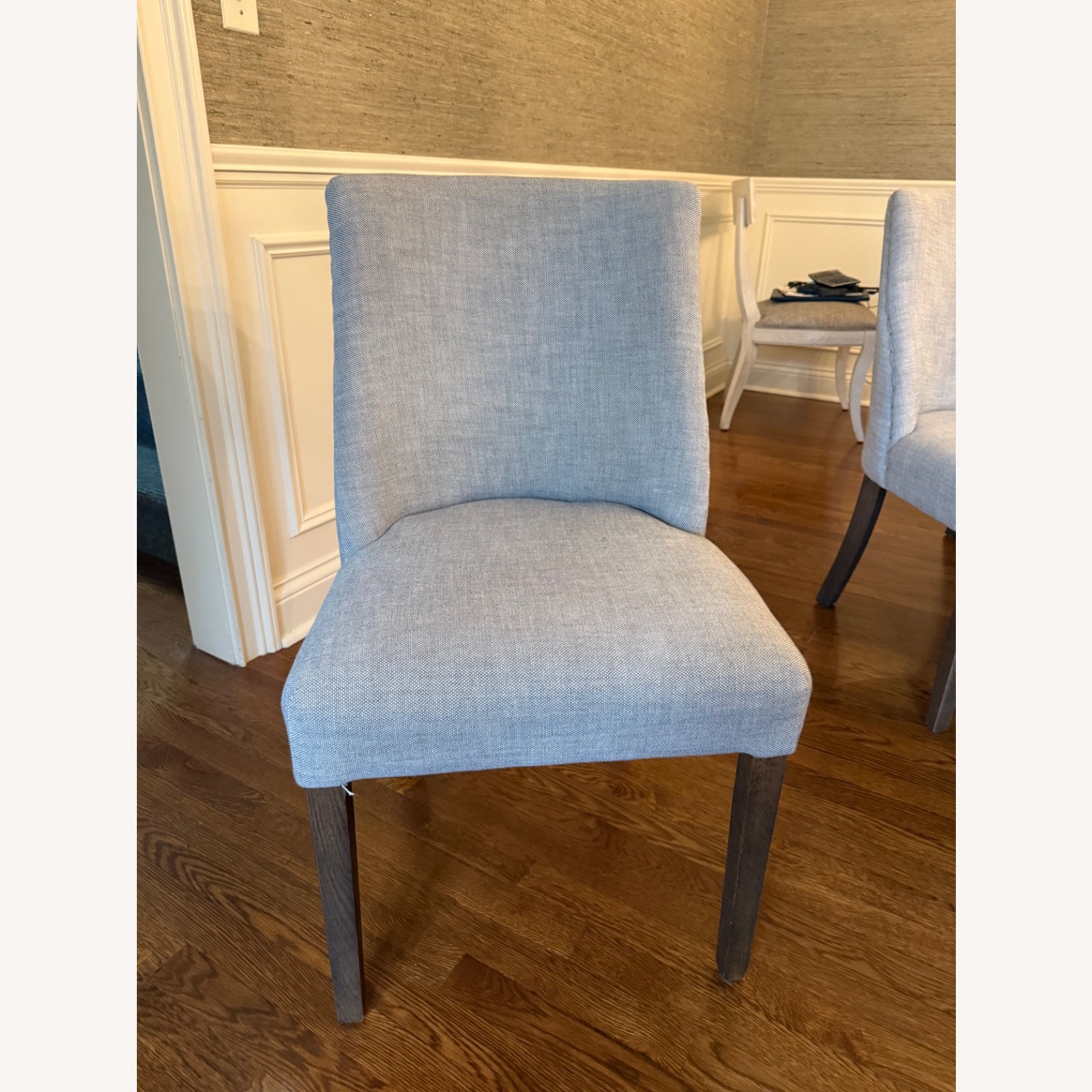 Restoration Hardware 1940s French Barrelback Fabric Dining Side Chair - image-4