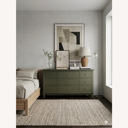 Used Vintage Hamilton & Spill Nine Drawers Dresser  for sale on AptDeco