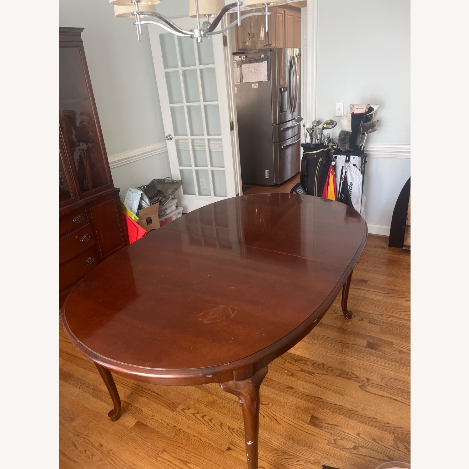 Vintage/Antique Dark Brown Wood Dining Sets - image-4