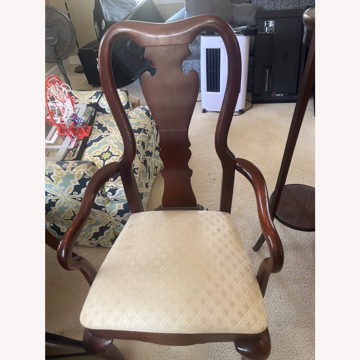 Vintage/Antique Dark Brown Wood Dining Sets - image-7