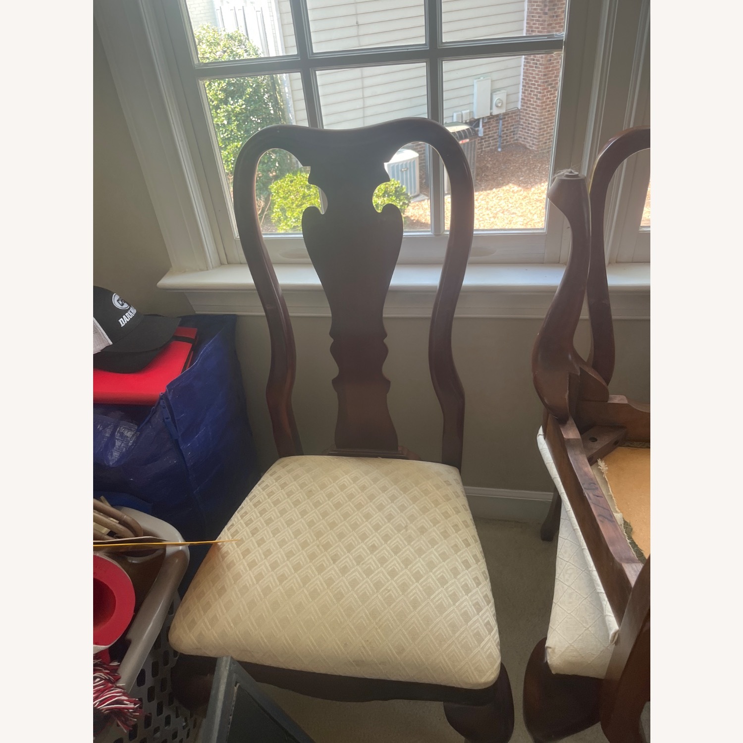 Vintage/Antique Dark Brown Wood Dining Sets - image-8