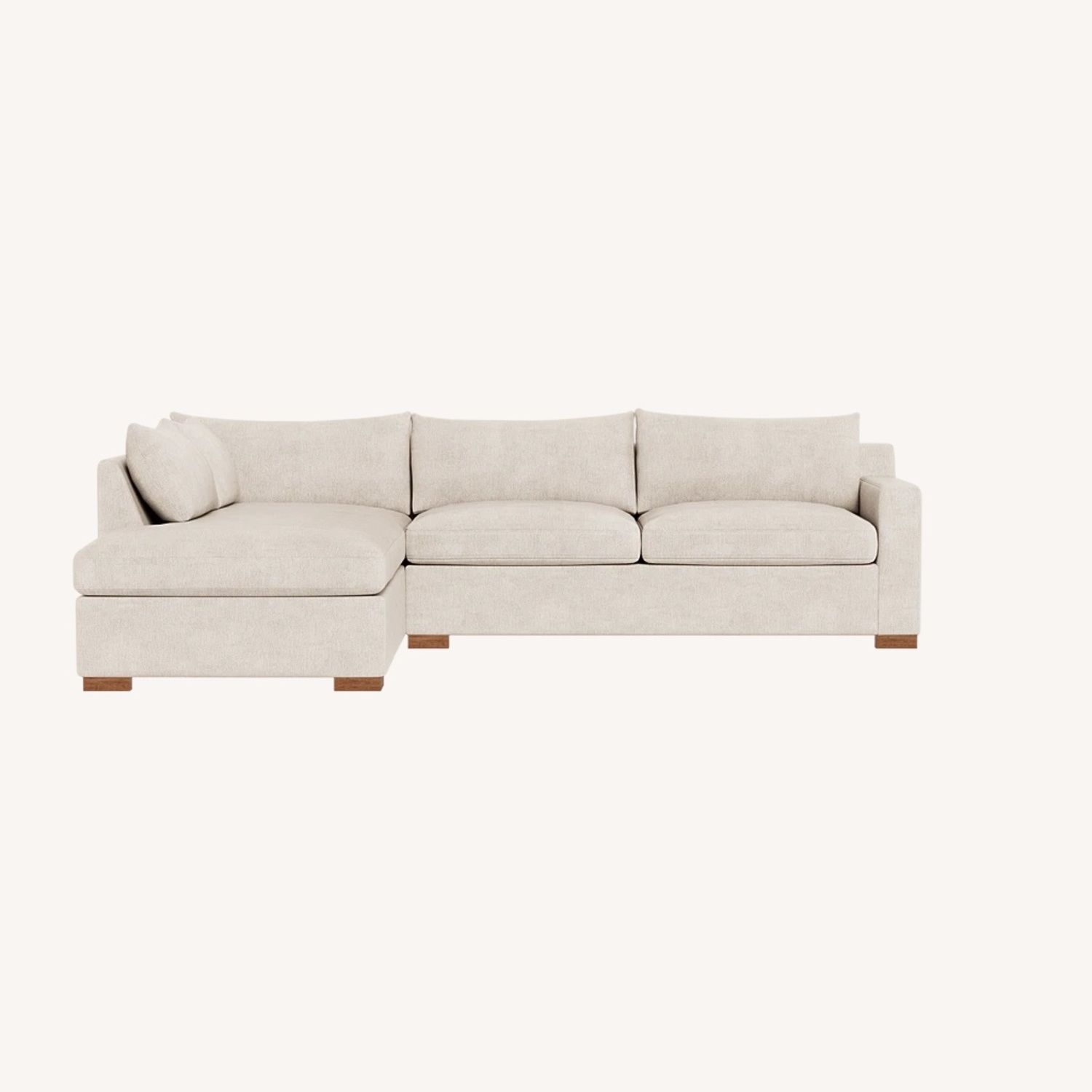 Interior Define Light Gray Sloan Bumper Sleeper Sectional - image-6