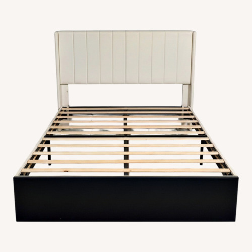 Used Amazon Natural Fabric Headboard for sale on AptDeco